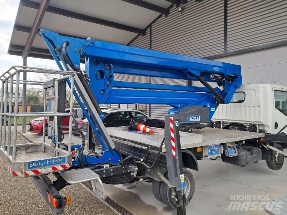 CTE ZED 21.2 JH Εναέριες πλατφόρμες τοποθετημένες σε φορτηγό