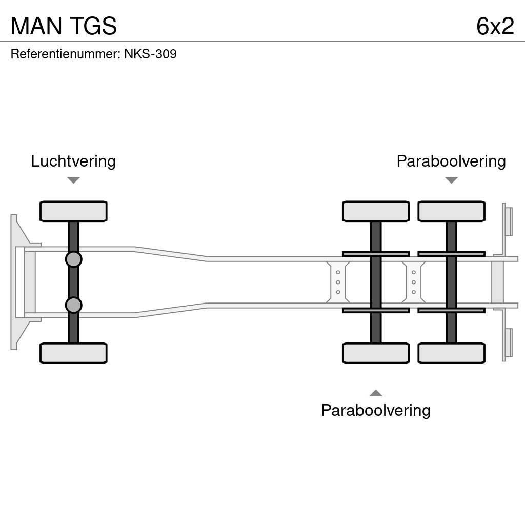 MAN TGS Φορτηγά με γερανό & γάτζο
