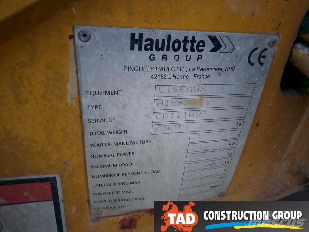 Haulotte H 18 SX Ανυψωτήρες ψαλιδωτής άρθρωσης