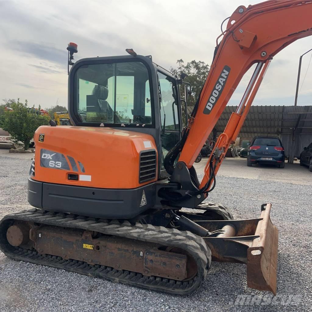 Doosan DX 63-3 Εκσκαφάκι (διαβολάκι) < 7t