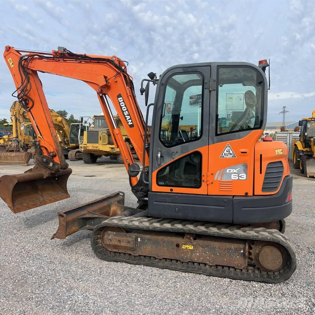 Doosan DX 63-3 Εκσκαφάκι (διαβολάκι) < 7t