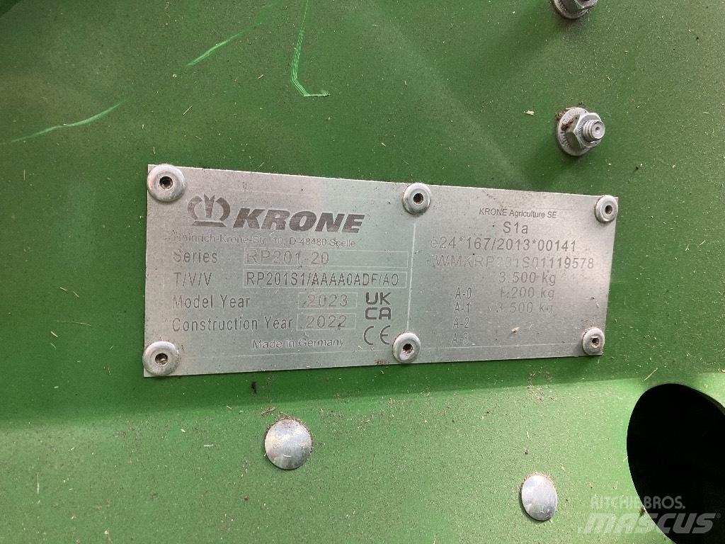 Krone Varipack v190 Πρέσες κυλινδρικών δεμάτων