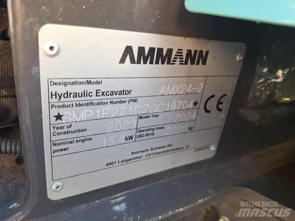 Ammann AMX24-2 Εκσκαφάκι (διαβολάκι) < 7t