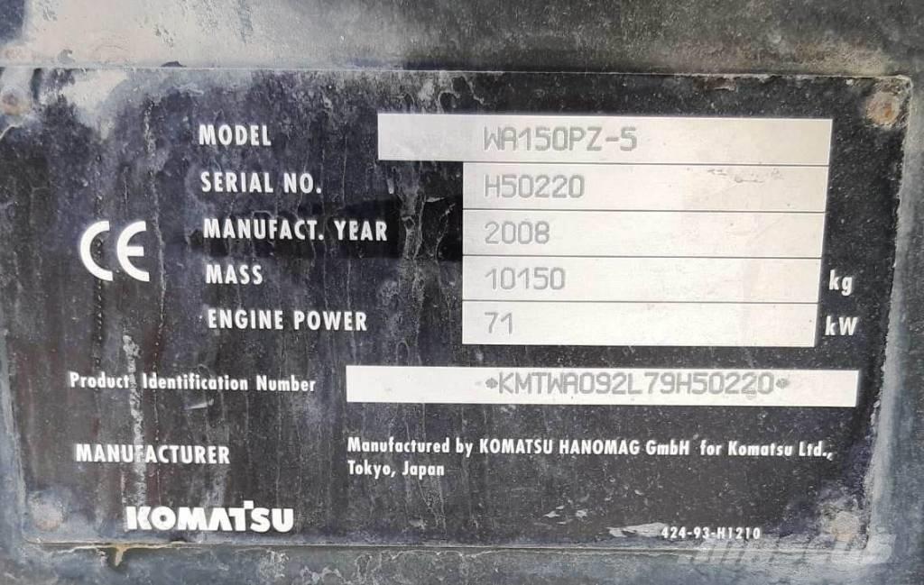 Komatsu WA 150-5 Φορτωτές με λάστιχα (Τροχοφόροι)
