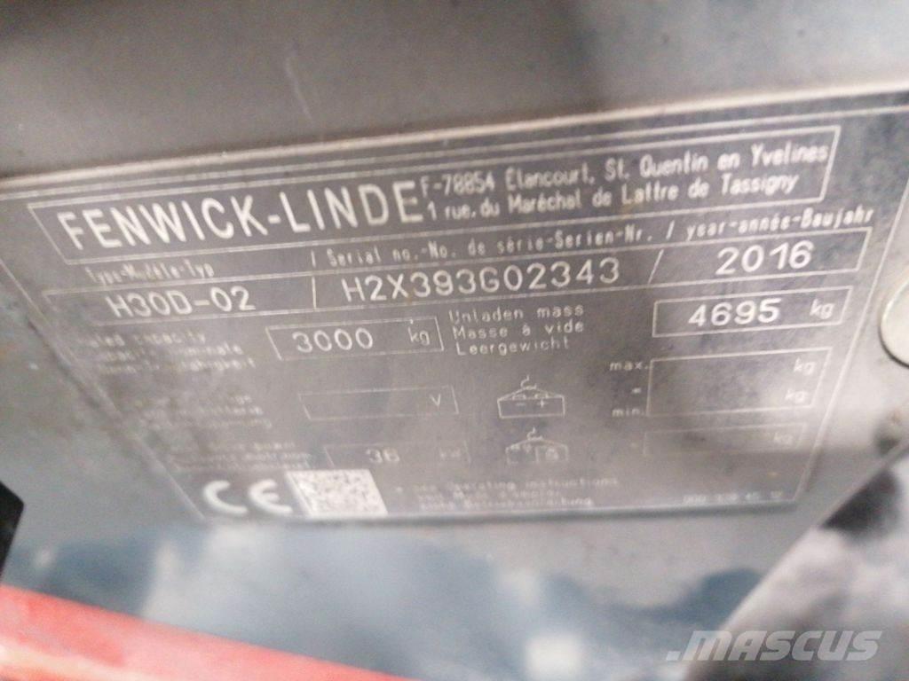 Linde H30D-02 Πετρελαιοκίνητα Κλαρκ