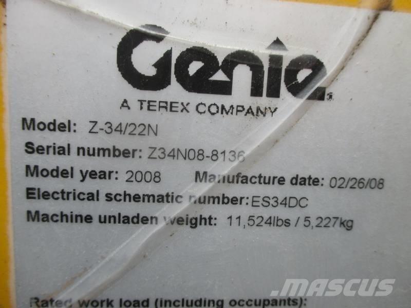 Genie Z 34/22 N Ανυψωτήρες με αρθρωτό βραχίονα