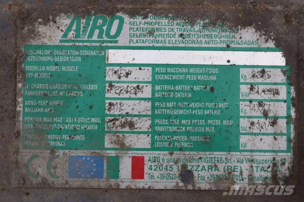 Airo X14EV Ανυψωτήρες ψαλιδωτής άρθρωσης