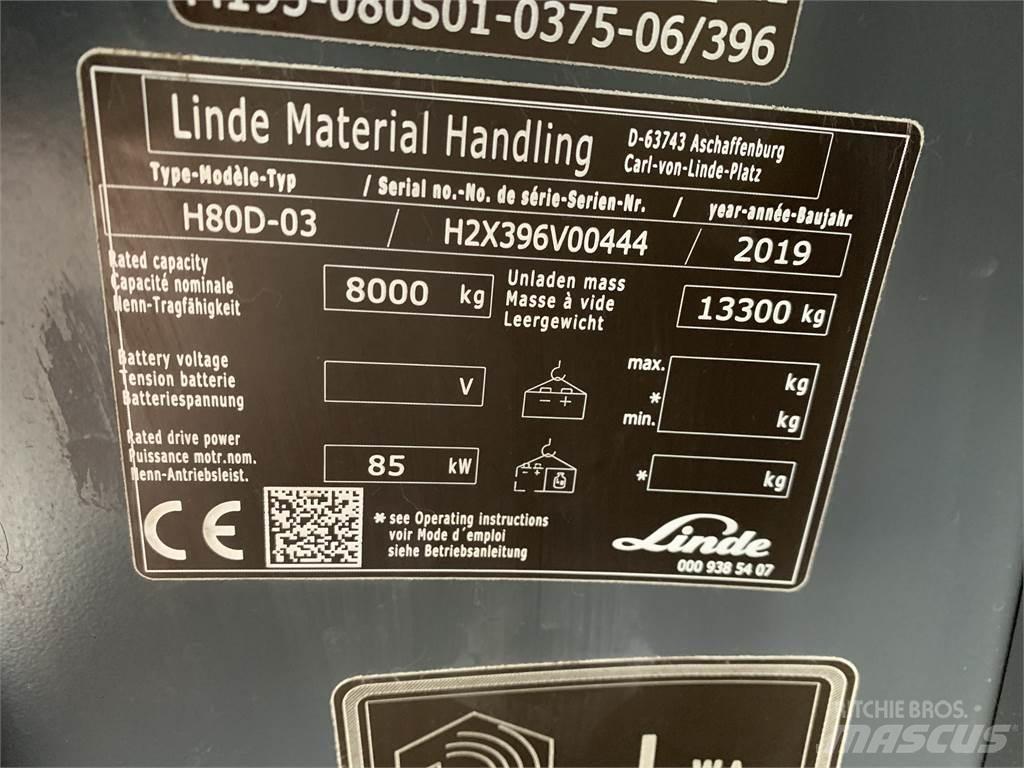 Linde H80D Πετρελαιοκίνητα Κλαρκ