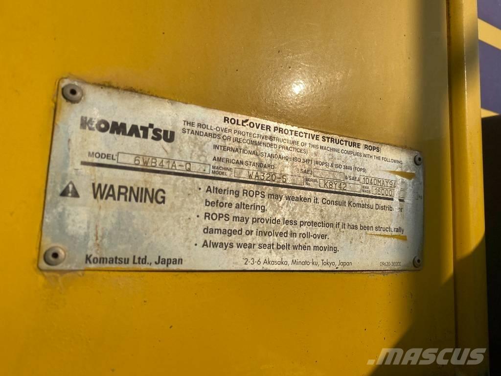 Komatsu WA 320-5 Φορτωτές με λάστιχα (Τροχοφόροι)