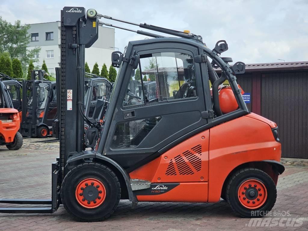 Linde H50T-02 Περονοφόρα ανυψωτικά κλαρκ με φυσικό αέριο LPG