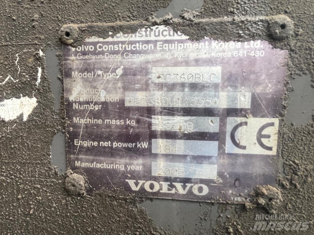 Volvo Ec360blc Εκσκαφείς με ερπύστριες