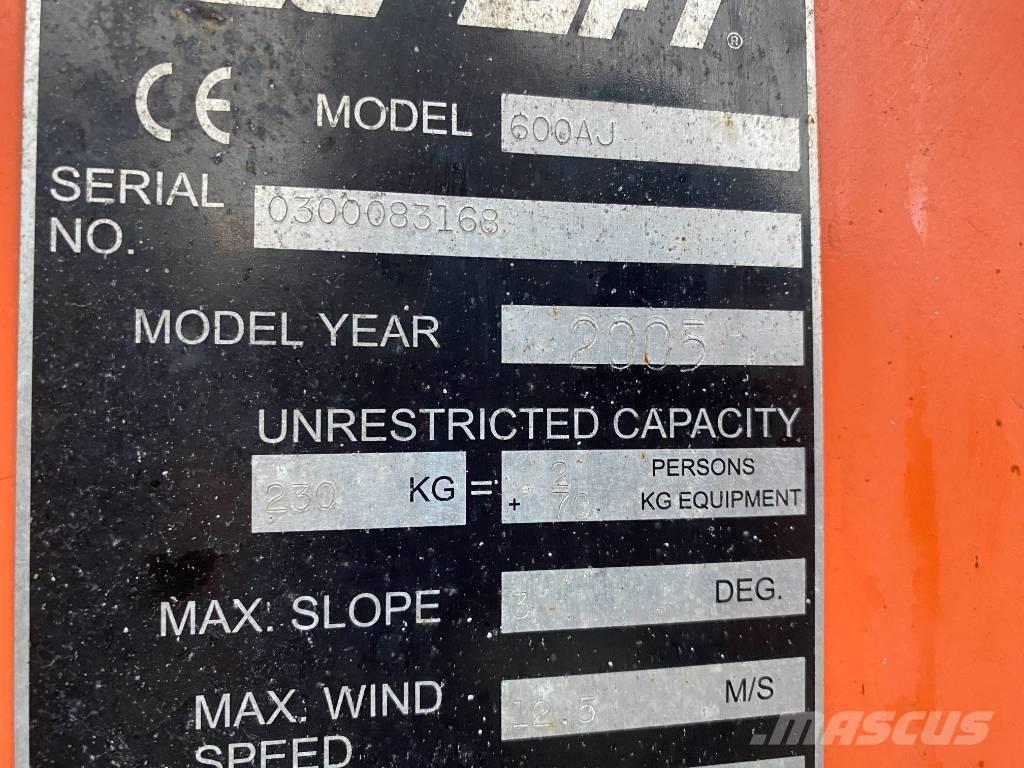 JLG 600 AJ Ανυψωτήρες με αρθρωτό βραχίονα