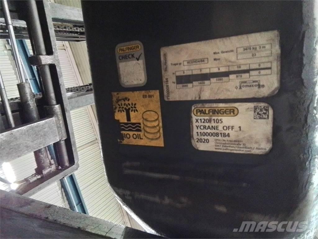 Palfinger X120f105 Γερανοί προωθητικοί