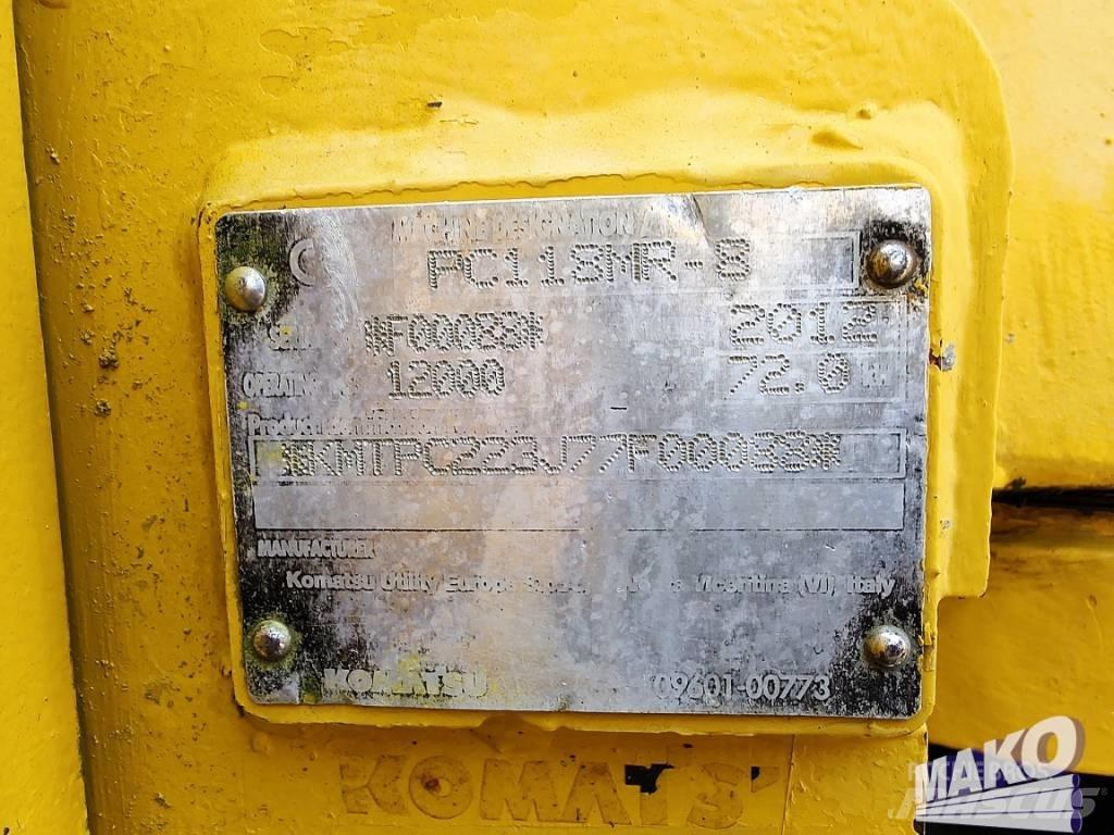 Komatsu PC 118 MR-8 Εκσκαφείς με ερπύστριες