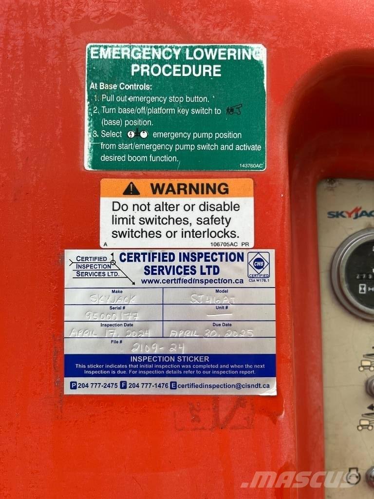 SkyJack SJ 46 AJ Ανυψωτήρες με αρθρωτό βραχίονα
