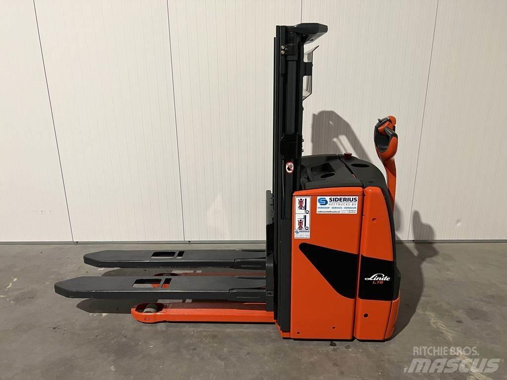 Linde L16 Παλετοφόρα πεζού χειριστή με ιστό