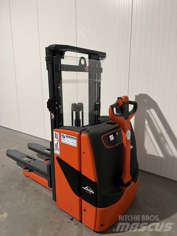 Linde L16 Παλετοφόρα πεζού χειριστή με ιστό
