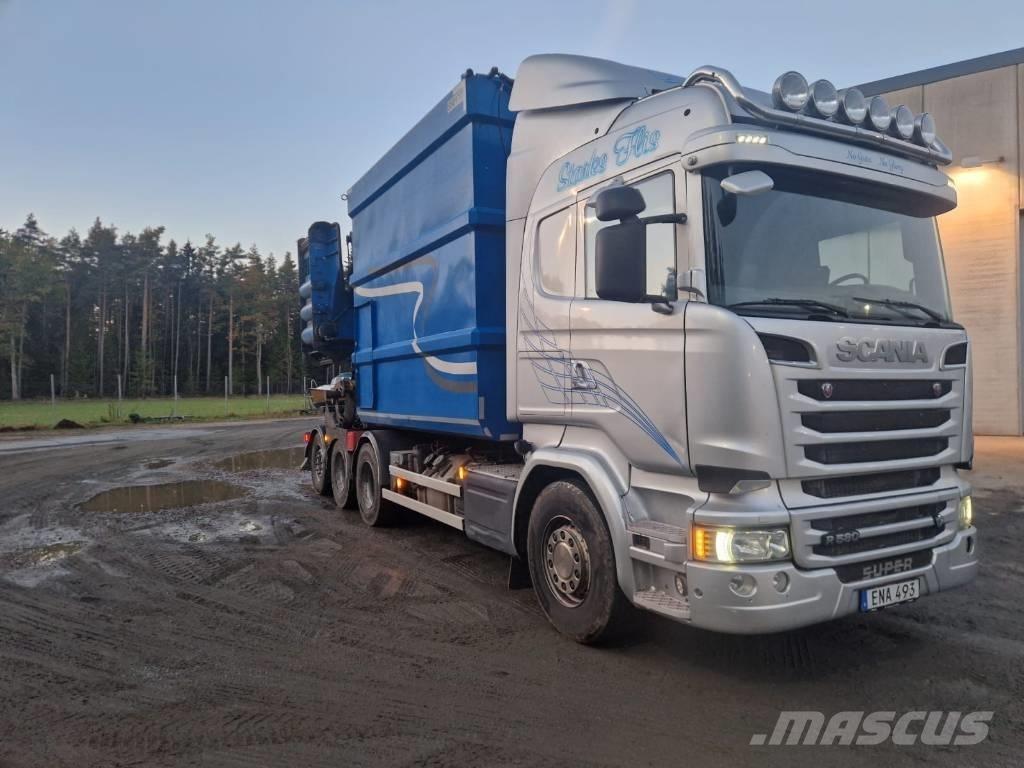 Scania R 580 LB Τεμαχιστές ξύλου