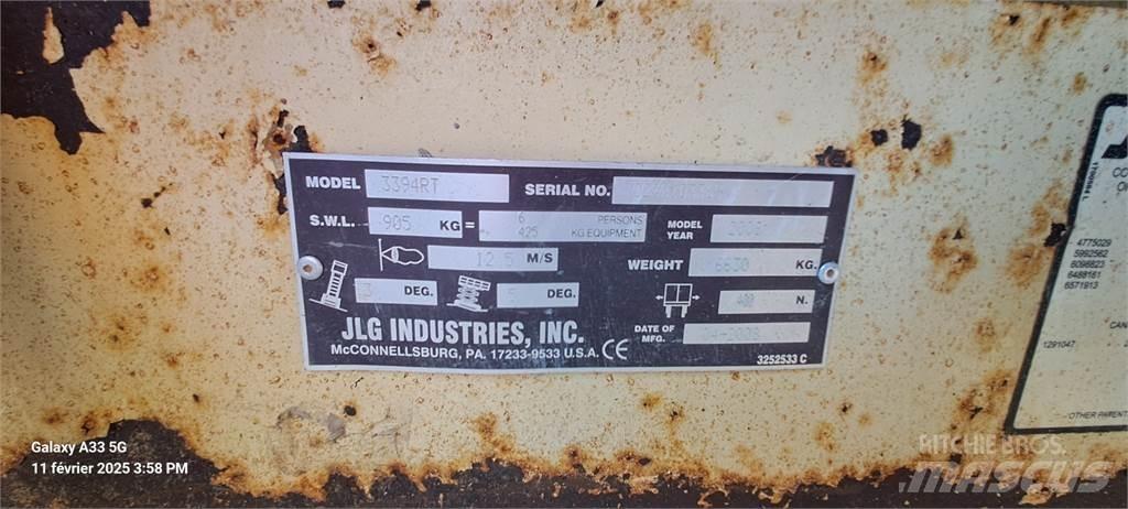 JLG 3394RT Ανυψωτήρες ψαλιδωτής άρθρωσης