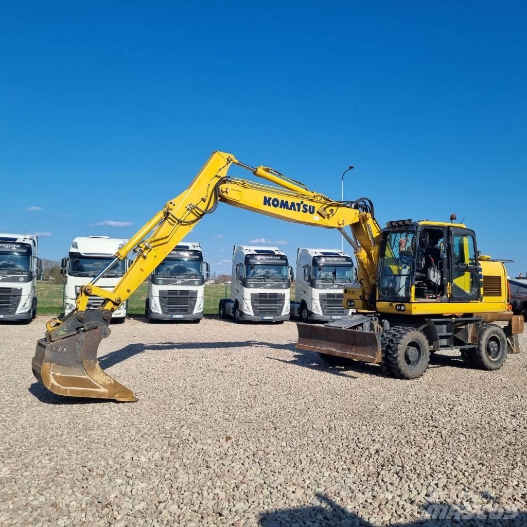 Komatsu PW160 - 11 Εκσκαφείς με τροχούς - λάστιχα