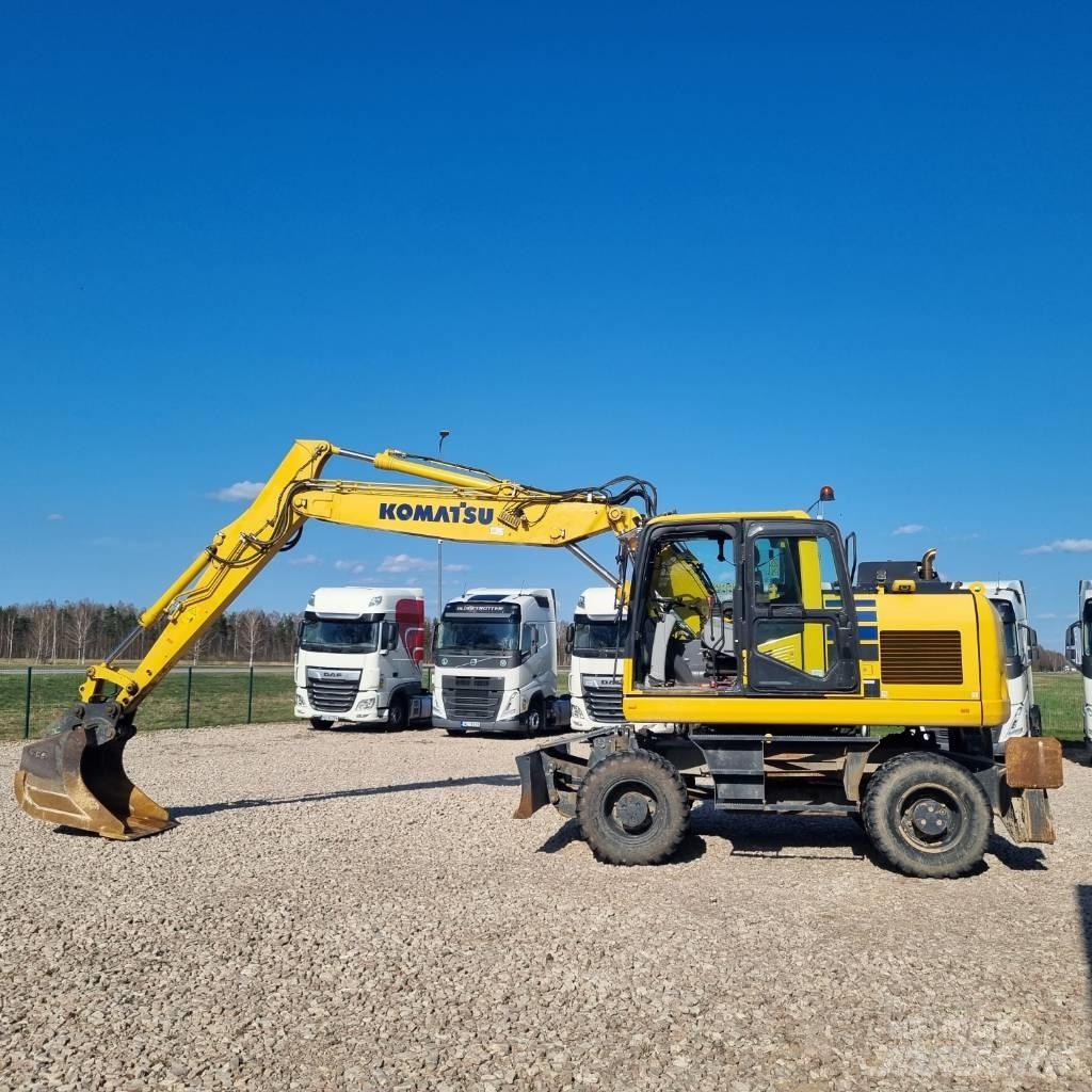 Komatsu PW160 - 11 Εκσκαφείς με τροχούς - λάστιχα