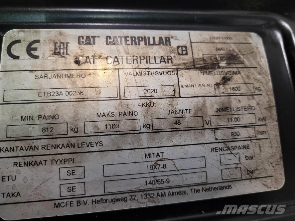 CAT EP16 ANT Ηλεκτρικά περονοφόρα ανυψωτικά κλαρκ