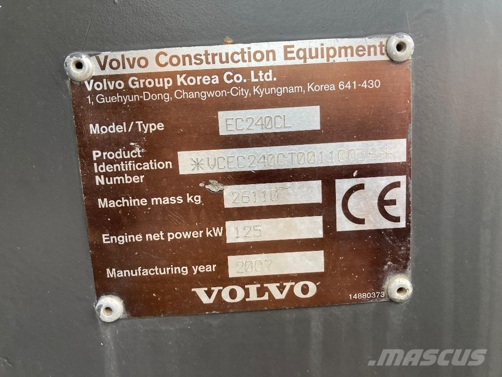 Volvo EC 240 C L Εκσκαφείς με ερπύστριες