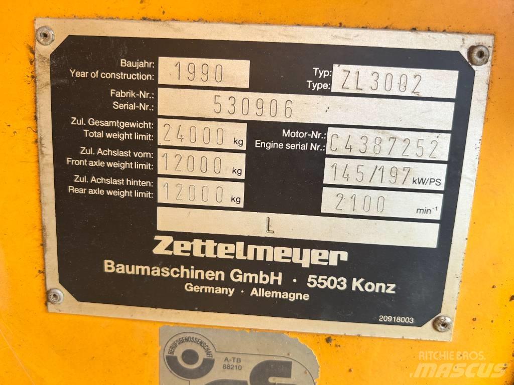 Zettelmeyer ZL 3002 Φορτωτές με λάστιχα (Τροχοφόροι)