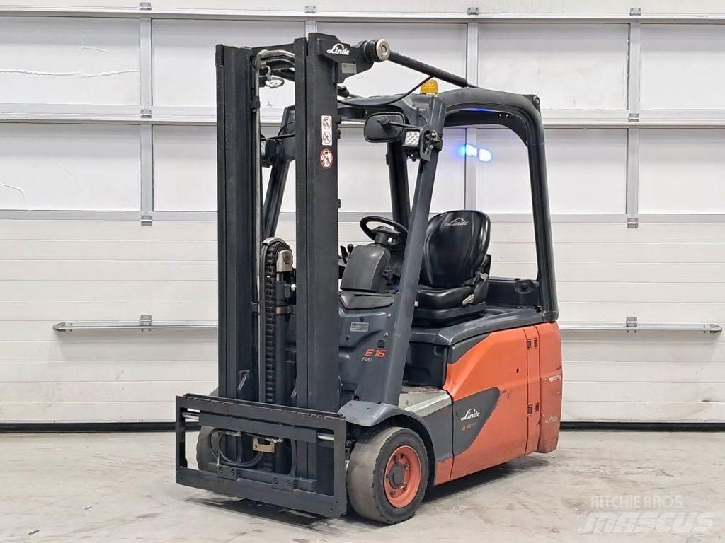 Linde E16-02 Ηλεκτρικά περονοφόρα ανυψωτικά κλαρκ