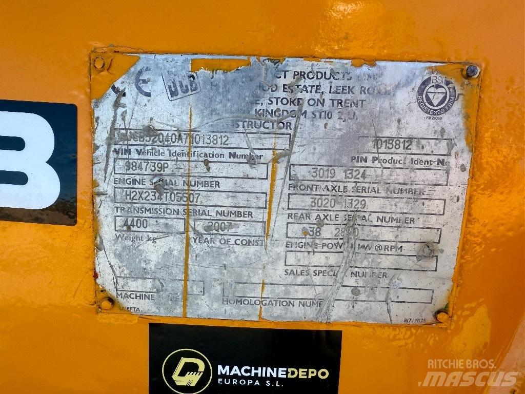 JCB 520-40 Συστήματα τηλεχειρισμού για τη γεωργία