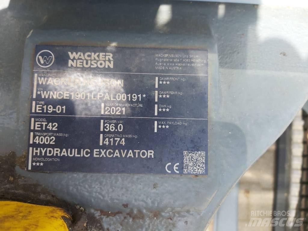 Wacker Neuson ET42 Εκσκαφείς με ερπύστριες