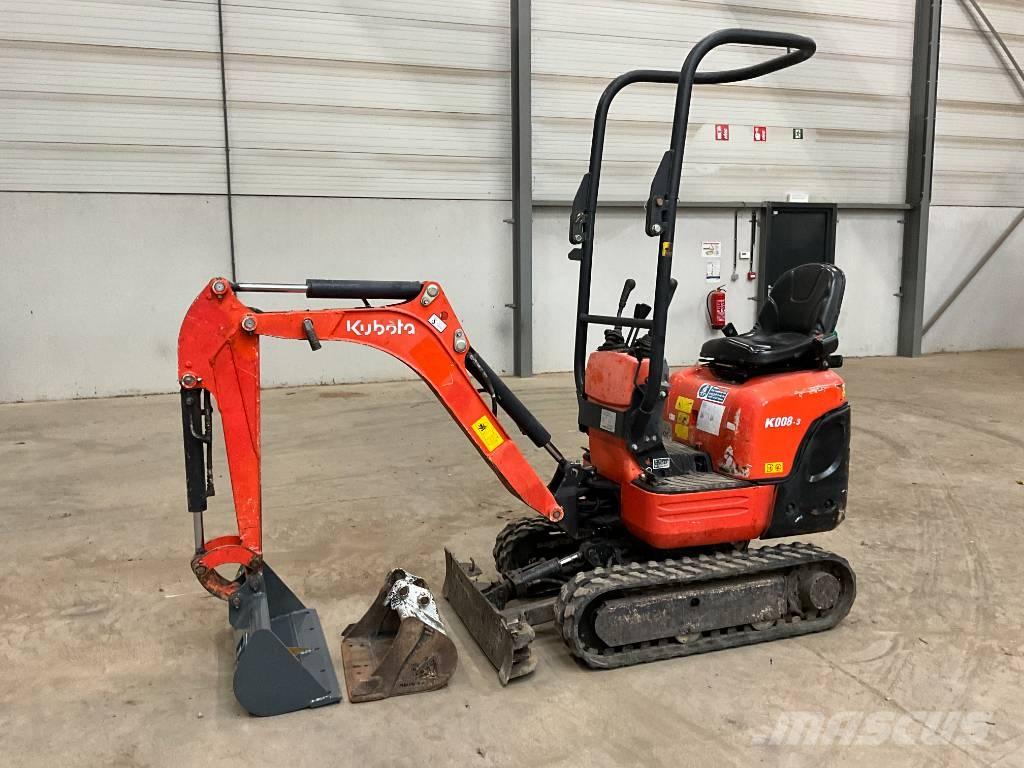Kubota K 008-3 Εκσκαφάκι (διαβολάκι) < 7t