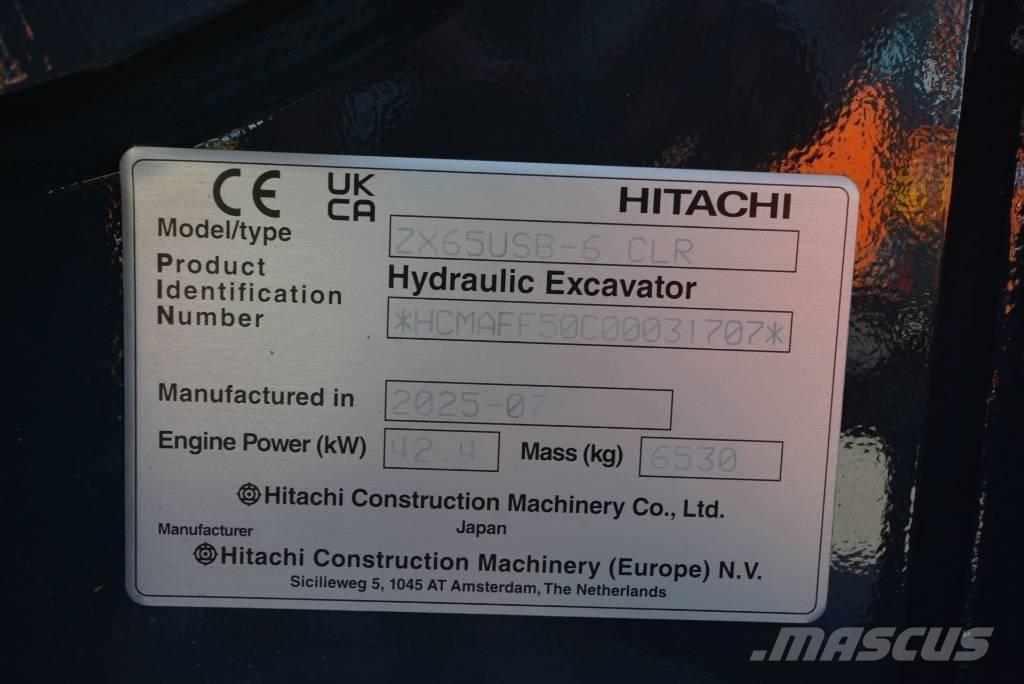 Hitachi ZX 65 USB-6 Εκσκαφάκι (διαβολάκι) < 7t
