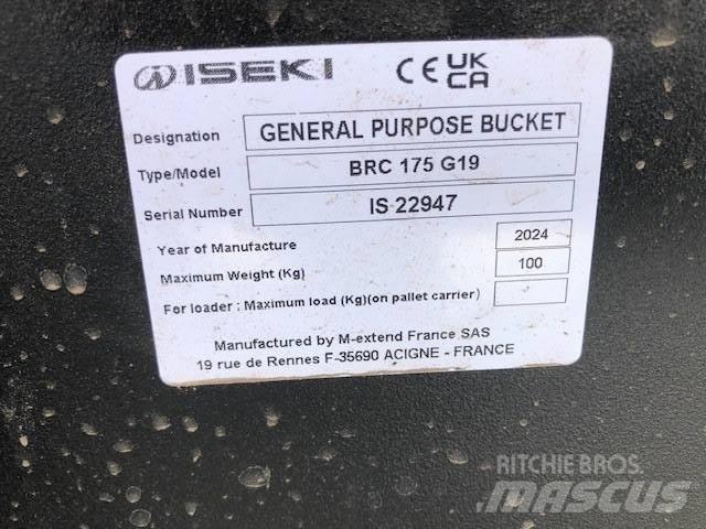 Iseki MX 1.75 BUCKET Άλλα μηχανήματα φροντίδας εδάφους
