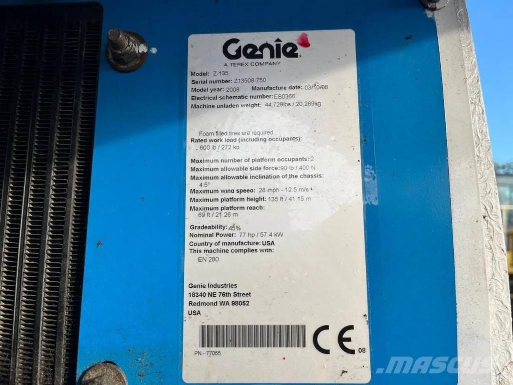 Genie Z-135 Ανυψωτήρες με αρθρωτό βραχίονα