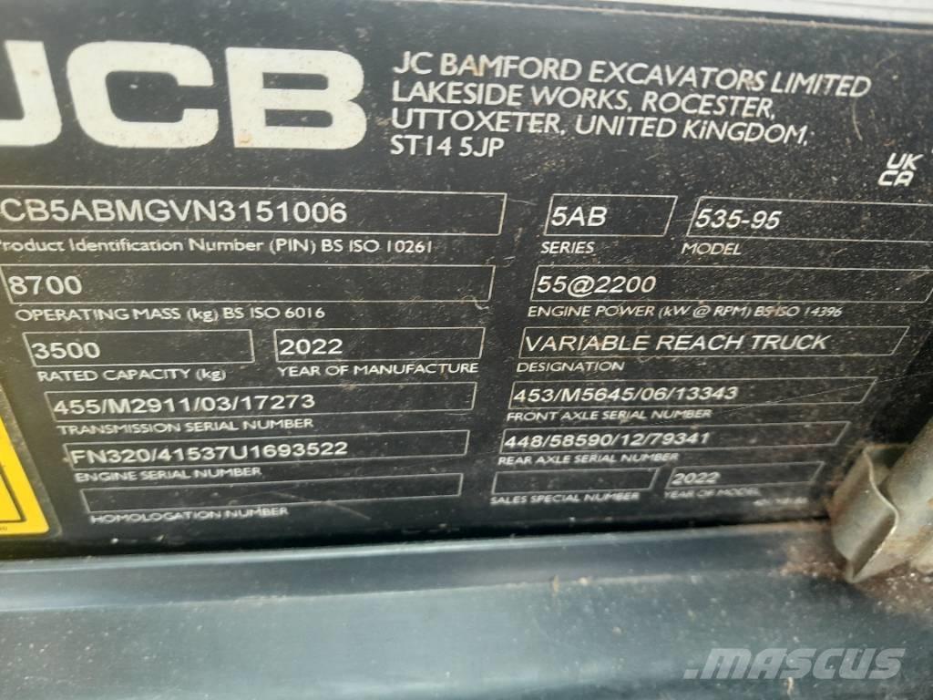 JCB 535-95 Συστήματα τηλεχειρισμού για τη γεωργία