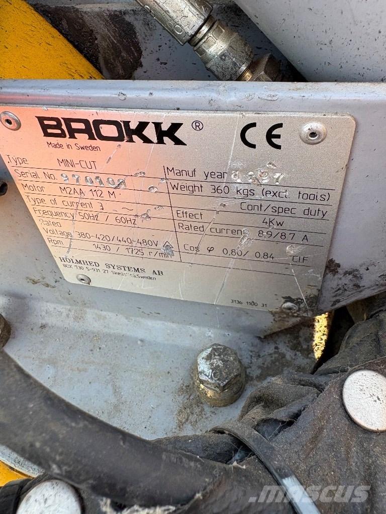 Brokk Brokk 40 robot Κατασκευές - Άλλα