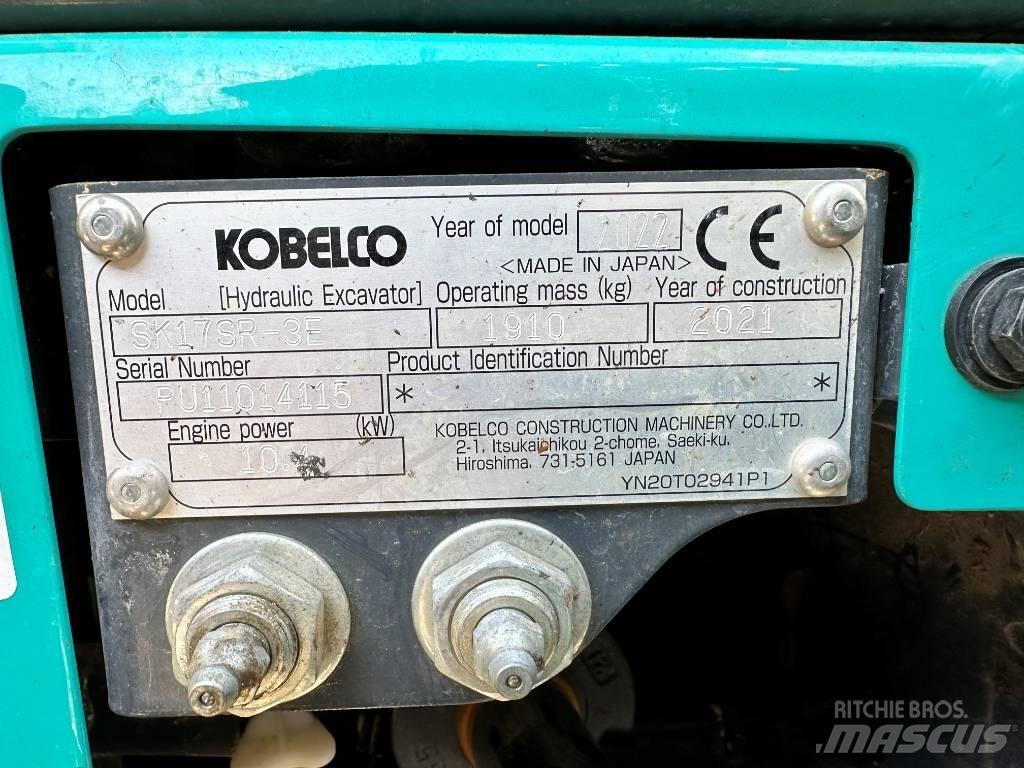 Kobelco SK17SR-3E Εκσκαφάκι (διαβολάκι) < 7t