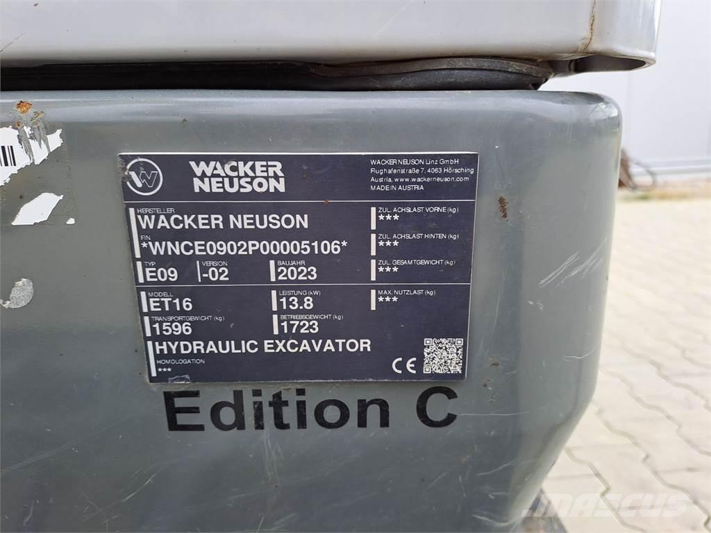 Wacker Neuson ET16 Εκσκαφείς με ερπύστριες