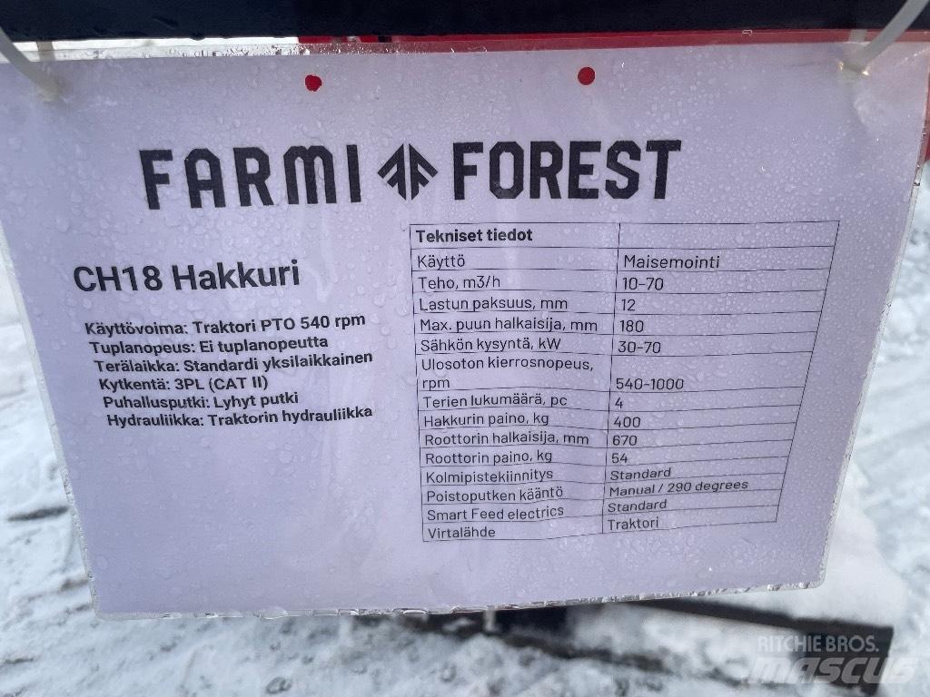 Farmi Forest CH18 Τεμαχιστές ξύλου