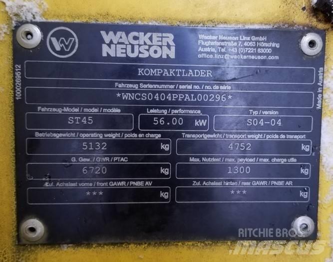 Wacker Neuson ST45 Φορτωτές με ερπύστριες