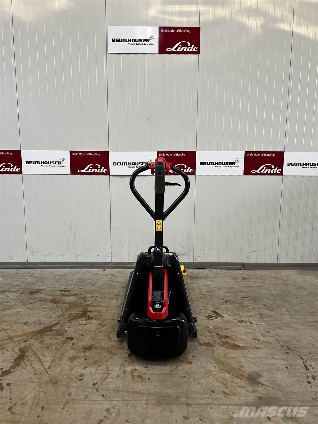Linde MT15C Παλετοφόρα πεζού χειριστή με ιστό