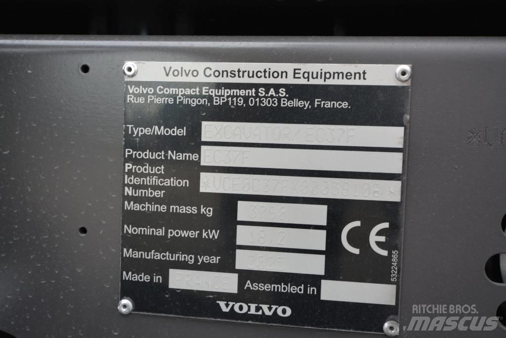 Volvo EC 37 F Aircon Εκσκαφάκι (διαβολάκι) < 7t