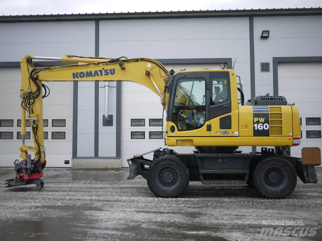 Komatsu PW 160-8 Εκσκαφείς με τροχούς - λάστιχα