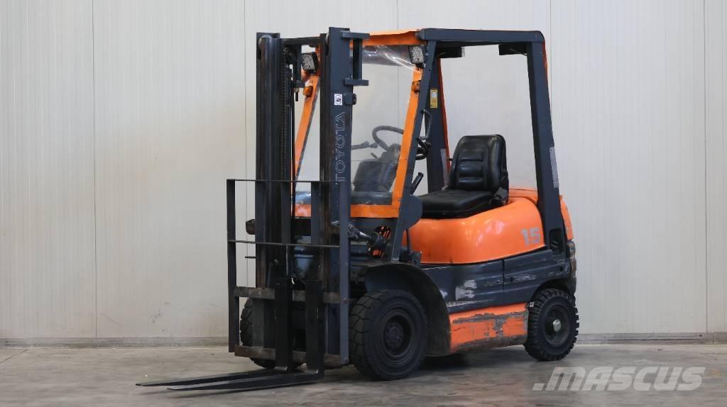 Toyota 6FDL15 Πετρελαιοκίνητα Κλαρκ