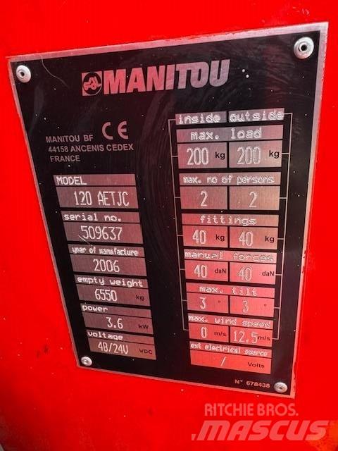 Manitou 120 AET JC Ανυψωτήρες με αρθρωτό βραχίονα