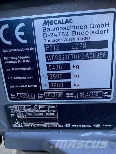 Mecalac AS600 Άλλα γεωργικά μηχανήματα