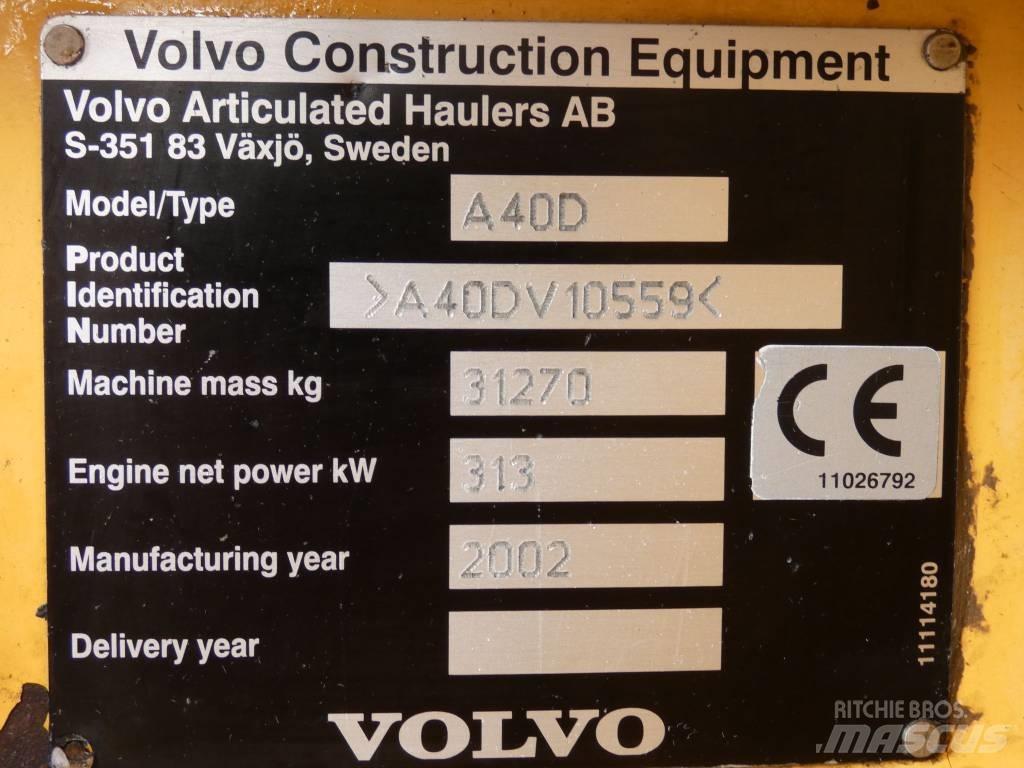 Volvo A 40 D Σπαστό Dump Truck ADT