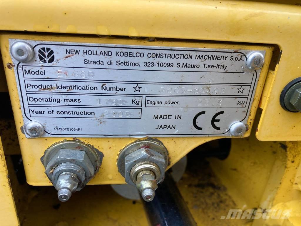 New Holland E 18 SR Εκσκαφάκι (διαβολάκι) < 7t