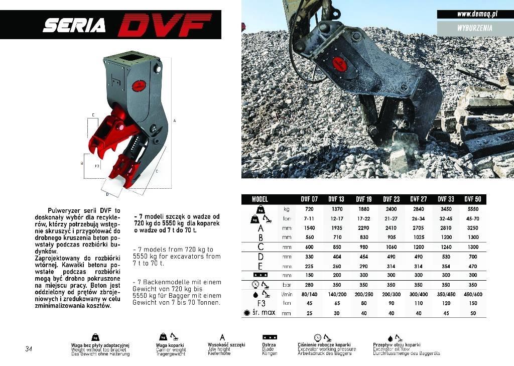  DEMOQ DVF23 Θραυστήρες κατασκευών